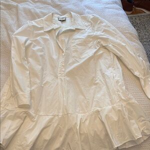 Tuckernuck Crisp White Callahan shirt dress